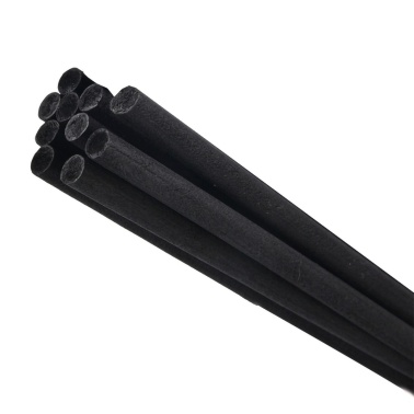 Black Fiber Rattan Rods 22CM