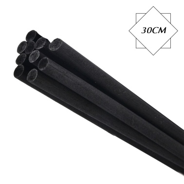 Black Fiber Rattan Rods 22CM