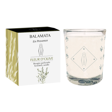 Fleur d'Olive Bougie parfumée 80g Décors ''La Provenciale By B''