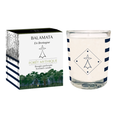 Bougie parfumée 80g Forêt Mythique et son décors ''La Bretonne by B''
