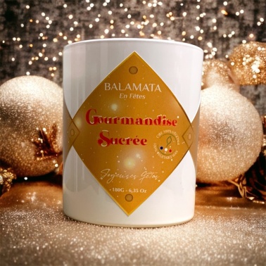 Édition de Noël : Gourmandise Sucrée Bougie parfumée 180G