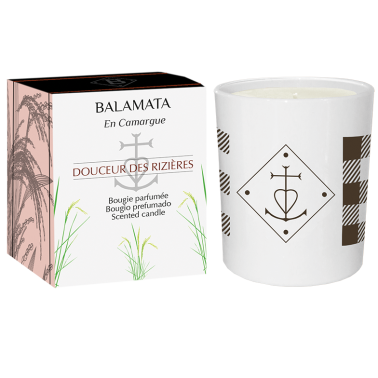 Bougie Parfumée décorative 200G Douceur Des Rizières - En Camargue