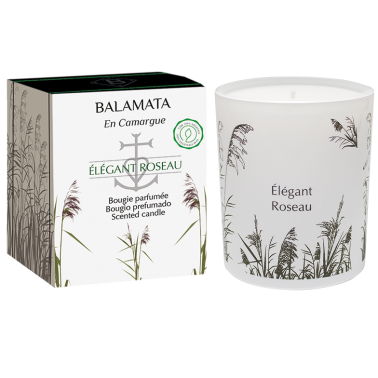 Élégant Roseau Bougie parfumée 200g