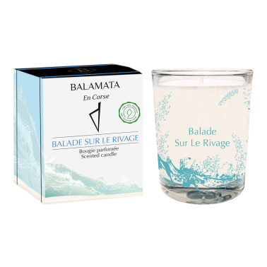 Bougie Parfumée 80G Balade Sur Le Rivage - En Corse