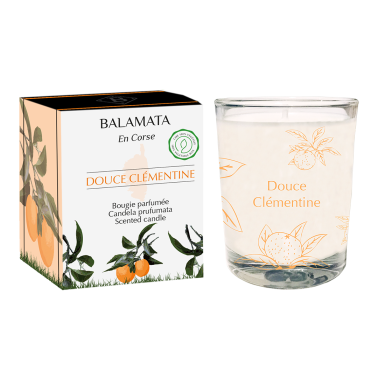 Bougie Parfumée 80G Douce Clémentine - En Corse