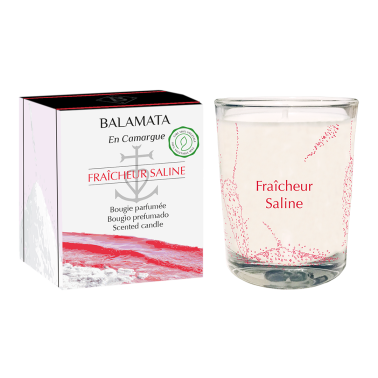 Bougie Parfumée 80G - Fraîcheur Saline - En Camargue