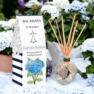 Bouquet Parfumé 100ml - Somptueux Hortensia - Balamata En Bretagne